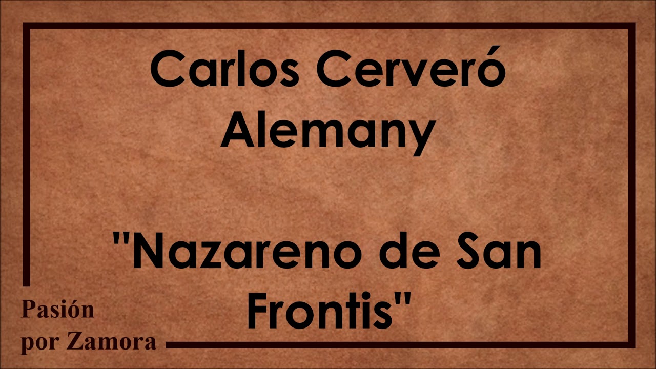 Nazareno de San Frontis - Carlos Cerveró Alemany