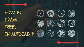 How to easily make trees in AutoCAD in less than 10 seconds ?? here's how !!