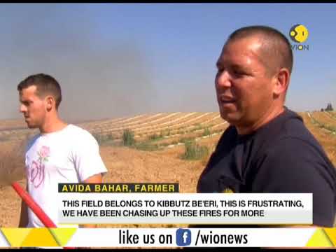 Isreal-Gaza unrest: Palestinians send fire kites across Gaza border