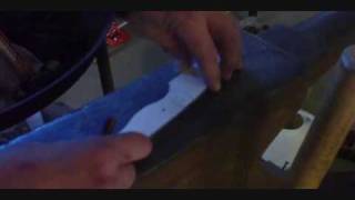 Knifemaking - Work in Progress - Part Two - Profiling and Drilling the Pin Holes