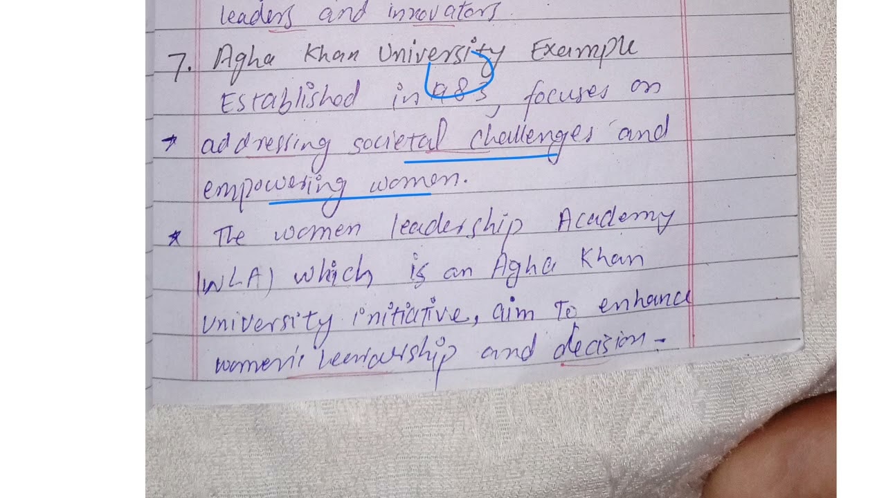 Essay theme Education dimension -5 Women universities as agent of change 