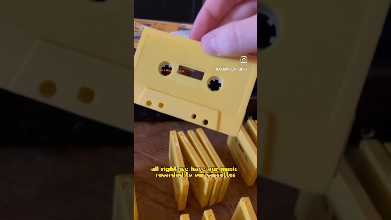 Cassettes from scratch - Labels (Failed Attempt) 🎶📼Making Cassette Tapes: (Pt. 8) 