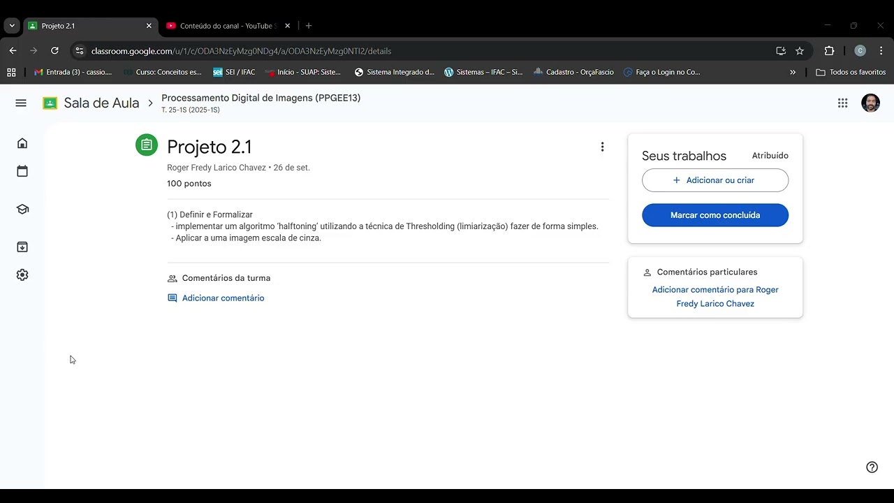 Projeto 02 .1 - Processamento Digital de Imagens (PPGEE 2025)