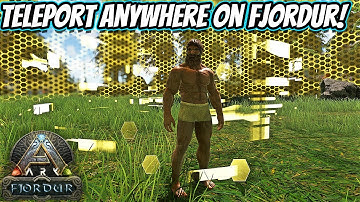 EASY WAY TO TELEPORT BETWEEN REALMS IN ARK FJORDUR!! || Ark Survival Evolved!