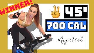 0907 BURN UP TO 700 CALORIES!!! With this 45-minute SPINNING class featuring 2 summits