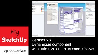 Sketchup Dynamic component - Cabinet