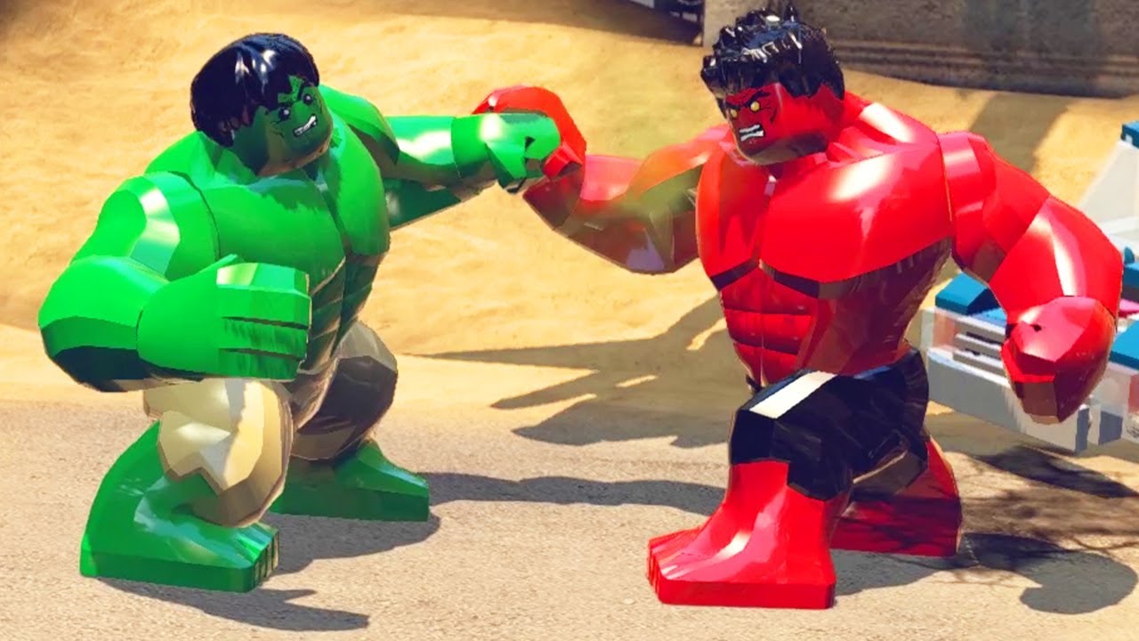 Blåt mærke Angreb reference Hulk vs Red Hulk in LEGO Marvel Super Heroes w/ Cutscenes - YouTube