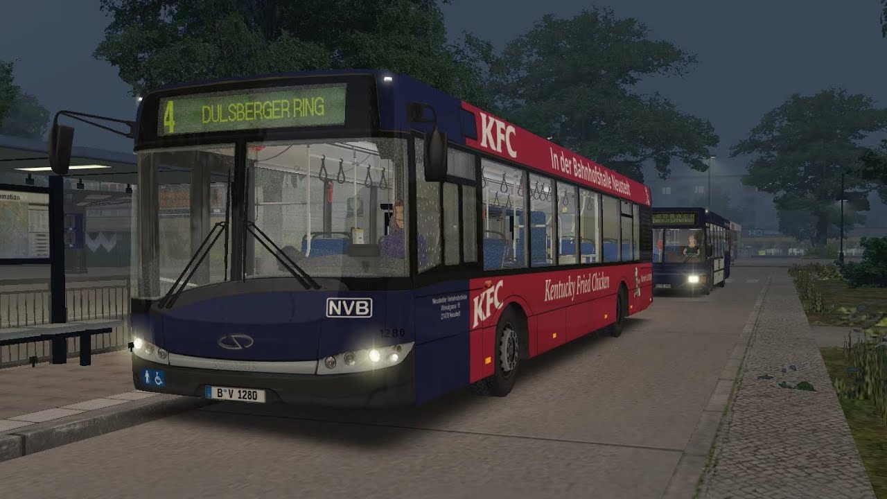 OMSI 2. Map Neustedt, Line 4, Solaris Urbino 12. Part 2