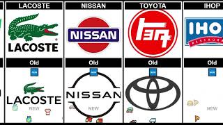 Evolution of Brand Logos Old vs New Designs Comparison part 2 Evolution of Brand Logos Old vs New Designs Comparison part 2