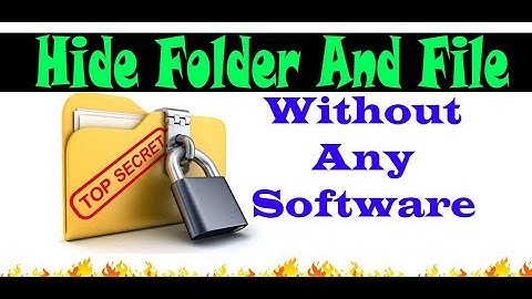 Folder Hide & Unhide Using CMD (Command Prompt) On Computer Without Software