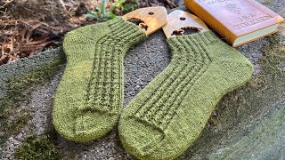 Earth Vlog 66:  New Sock Pattern