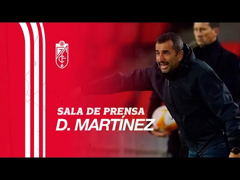 Así terminó Diego Martínez su rueda de prensa en la previa del Getafe - Granada  