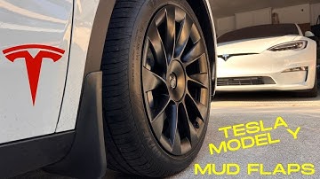 How To Install Tesla Model Y Mud Flaps - Step By Step