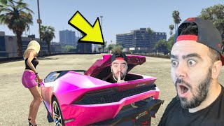 KIZLARIN SÜPER ARABASINI TAKIP ETTIM BAKIN NE OLDU  GTA 5 MODS