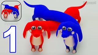 Sausage Dogs - Gameplay Walkthrough Part 1 Tutorial Levels 1-35 (iOS,Android) screenshot 1