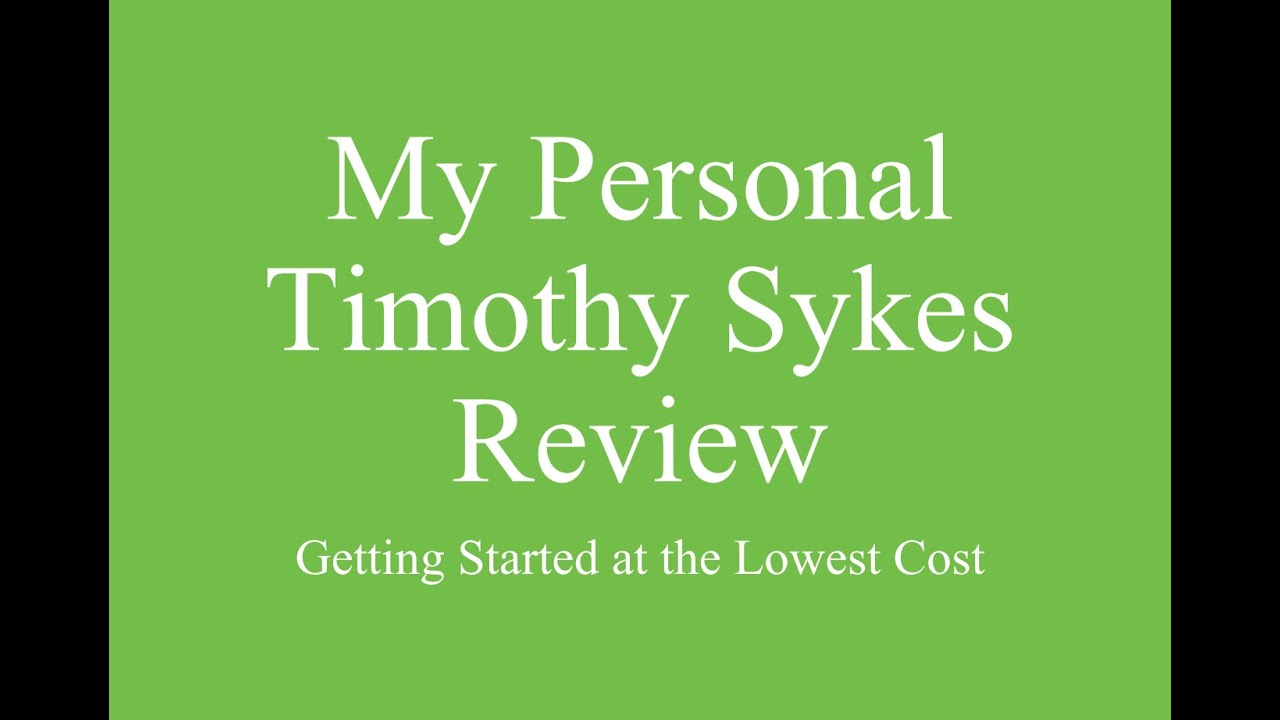 Timothy Sykes Review Timothy Sykes Review 2014 YouTube
