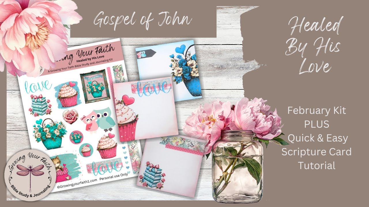 Исцелены Его любовью | Карточки с цитатами | Придите и посмотрите | Набор для ведения библейского...