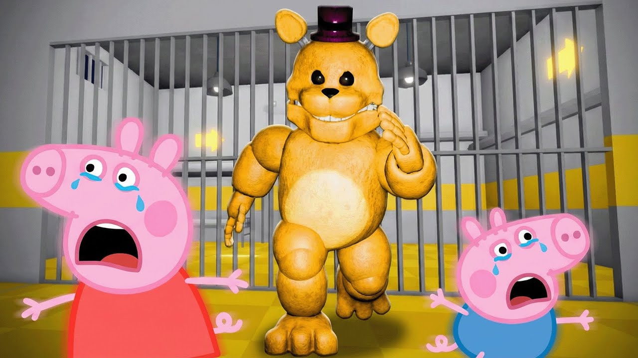 Peppa Pig ESCAPE FAST FREDBEAR PRISON RUN in Roblox!