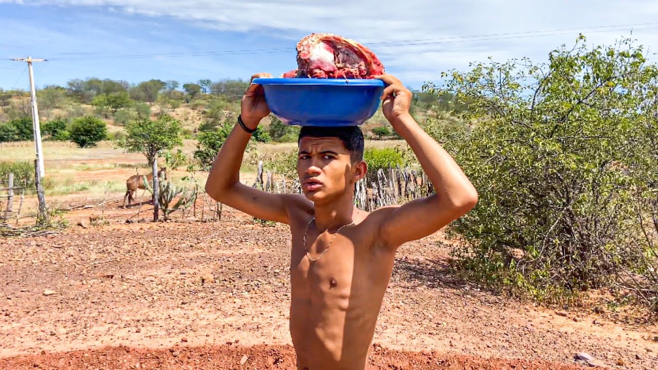 BRUTINHO FICA FURIOS0 MAT0U CARNEIRO PRA FAZER CHURRASCO