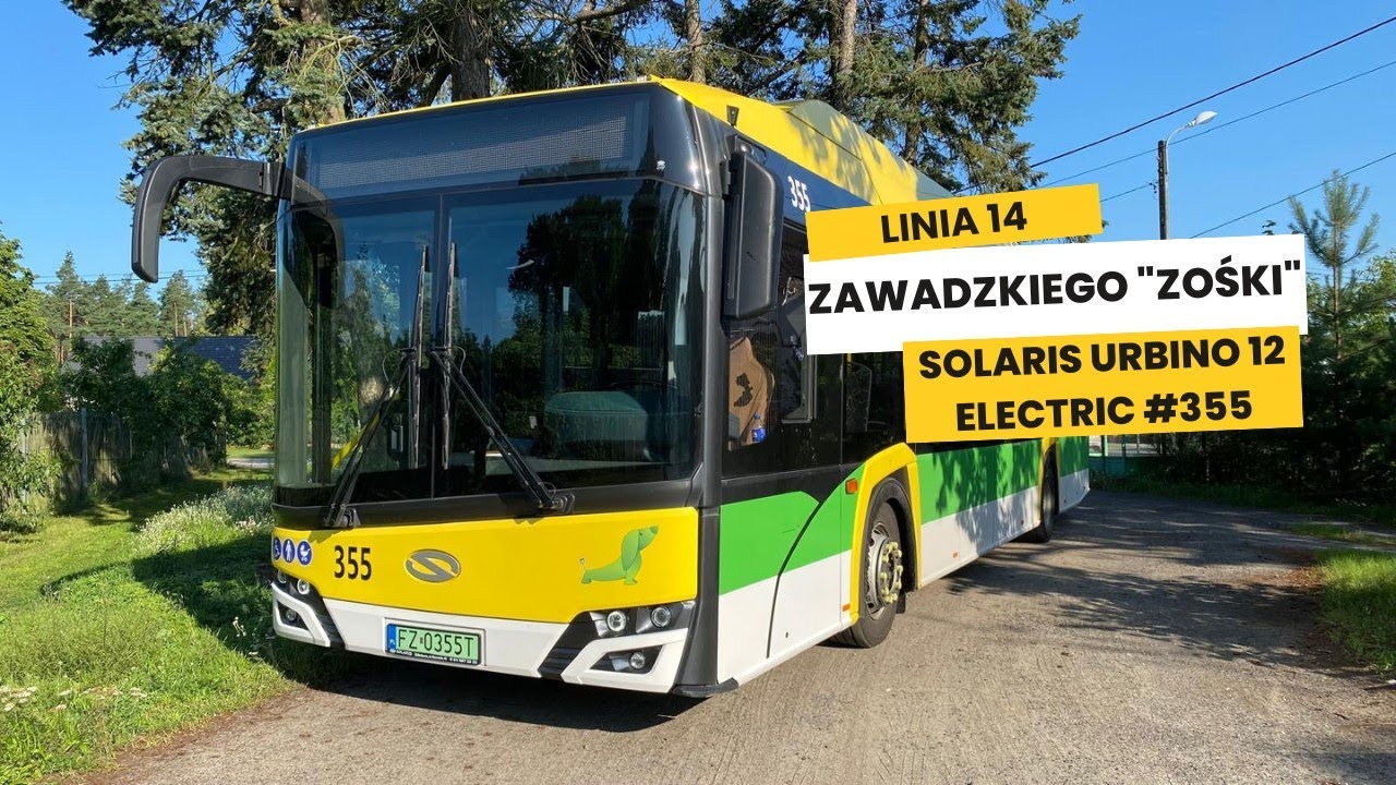 CABVIEW Solaris Urbino 12 Electric #355 / LINIA : 14