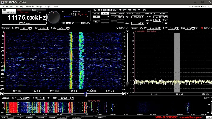 11175 KHZ USB USAF Global HF with EAM- Emergency Action Mess