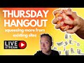 Let's Hangout! Work with me 😊 - [THURSDAY CREW LIVE STREAM]