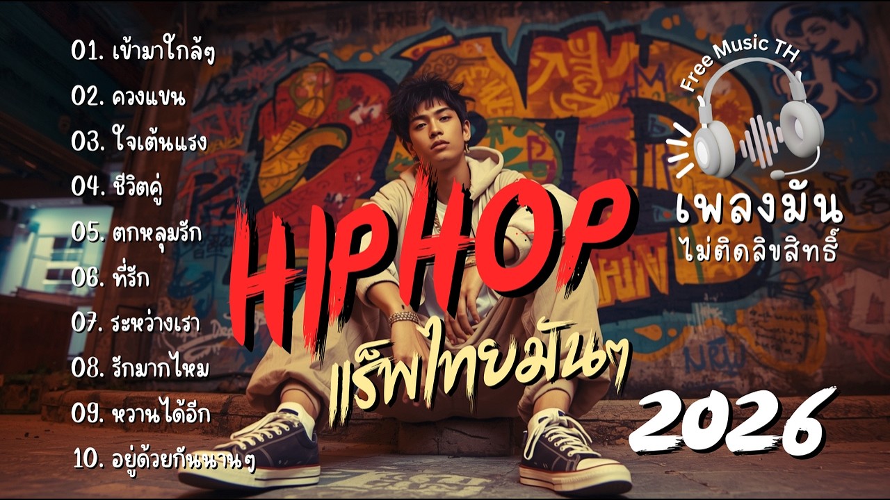 แร็พไทย Hip Hop 2026 | เพลงมันๆ ไม่ติดลิขสิทธิ์ ใช้ได้จริง (FreeMusicTH)