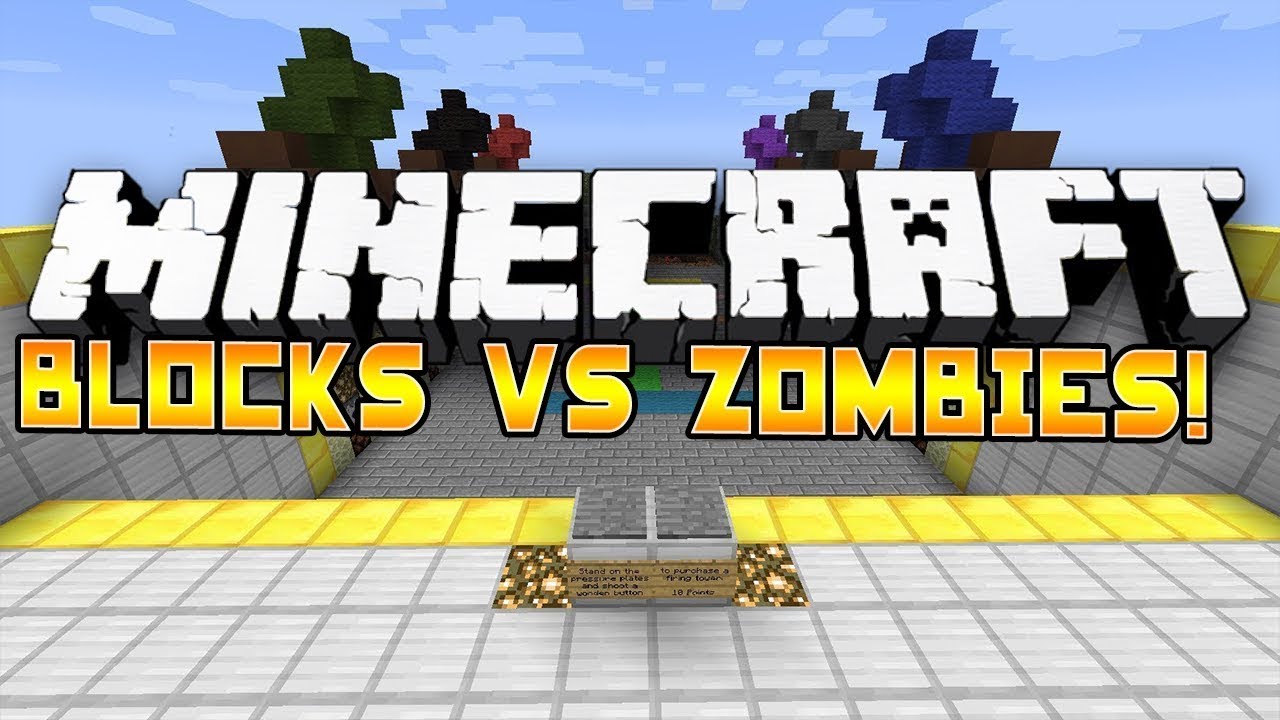 Blocks Vs. Zombies [Sethbling Mini-Game]