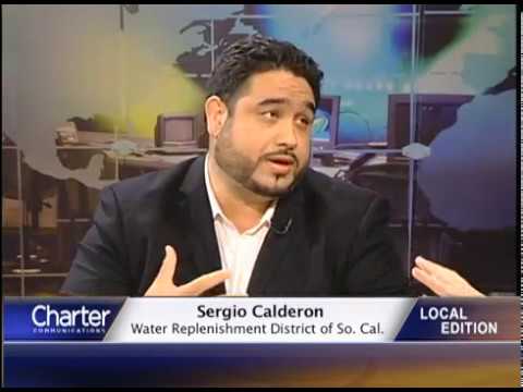 Sergio Calderon in a television interview