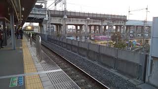 普通 新大阪行 201系ND610編成 河内永和駅到着