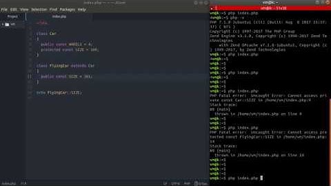 PHP OOP Tutorial #5: Constants
