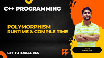 Polymorphism in OOP | Run Time Polymorphism | Compile Time Polymorphism | C++ Tutorial | In Hindi