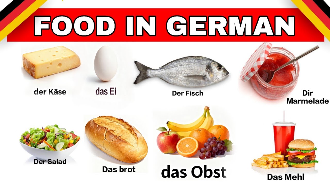 Food Names In German Learn Food Names in German | Food Vocabulary in German | Everyday Use ...