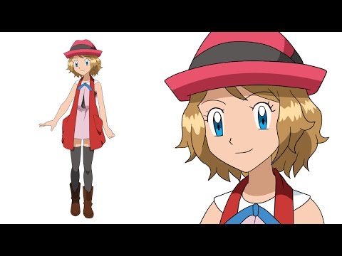 How to draw Serena - Pokemon XY (step by step) / Como dibujar a Serena - Pokemon XY (paso a paso)