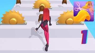 Hair Challenge New Update Gameplay Part 1 (Level 0-9) (Android, İos)