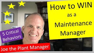 How to WIN as a Maintenance Manager - 5 skills to master screenshot 2