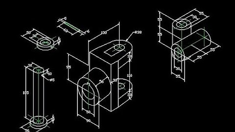 Universal Coupling Assembly || Isometric view || AutoCAD .