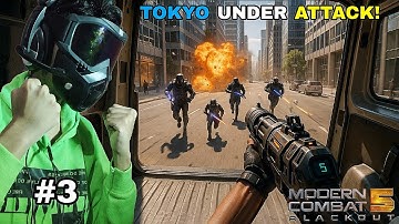 Tokyo Under Attack! Intense Modern Combat 5 Gameplay | Armed Gaming 2.0