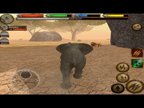 Elephant VS Lion, Cheetah, Hippo, Rhino, Ultimate Savanna Simulator