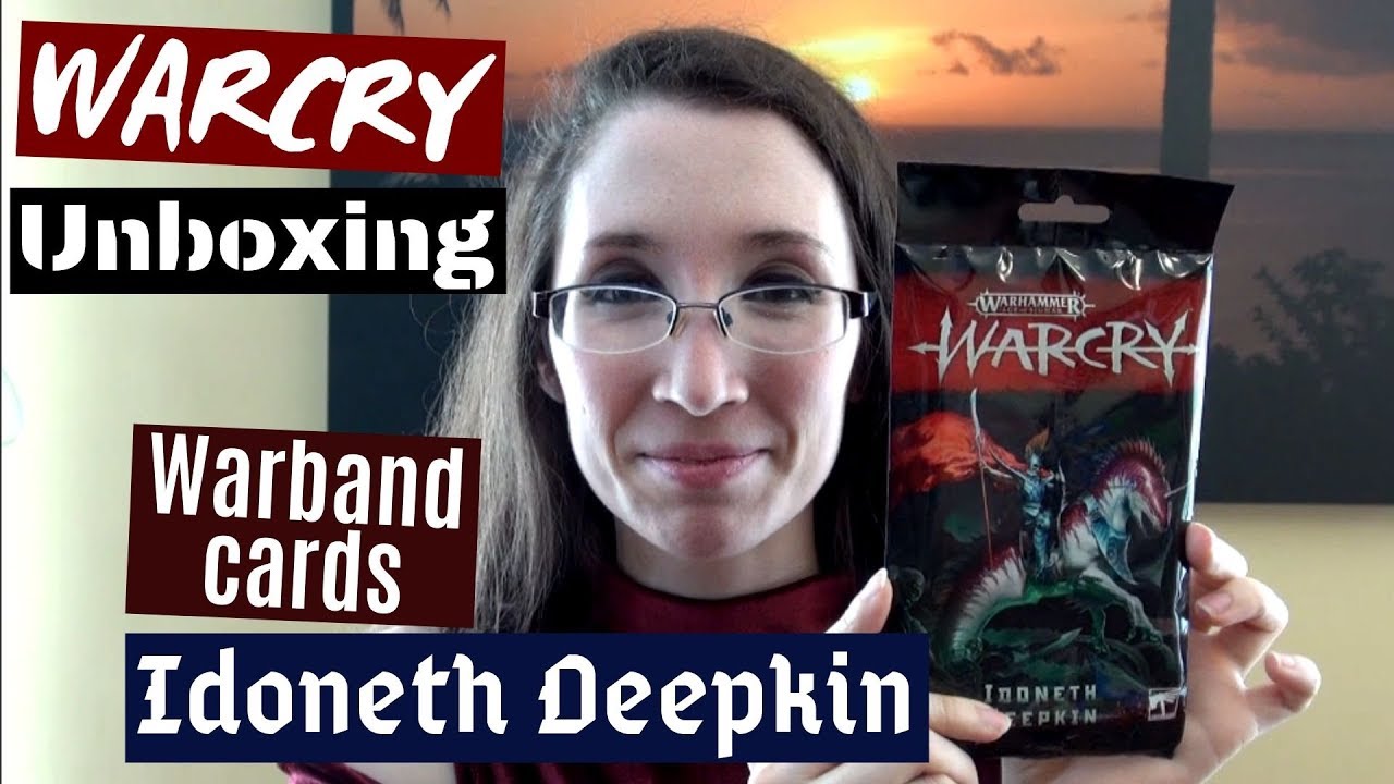 WARCRY Warband Rules Cards: Idoneth Deepkin Unboxing and Review!