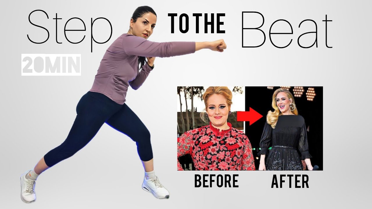 20 Minute🔥 Step to The Beat 🔥HIIT 🔥Workout🔥 [ NO EQUIPMENT ] - YouTube