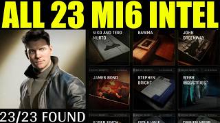 007 First Light  - How to Unlock all Mi6 Files (ALL COLLECTIBLE LOCATIONS) | for you'reyes only