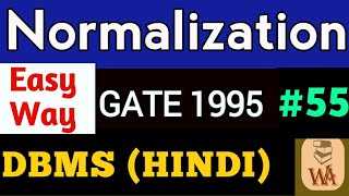 Celebrity Normalization GATE 1995 | normalization examples in dbms | normalization in dbms | DBMS lectures #55 Net Worth