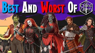 Celebrity Ranking Critical Role’s NEW Characters (so far) Net Worth