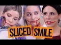 Semi-Successful HALLOWEEN Sliced Smile TUTORIAL!? (Beauty Break)