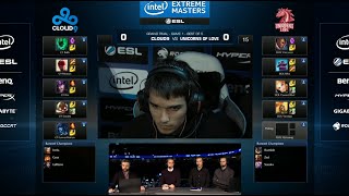 Cloud 9 vs Unicorns of Love | Game 1 Grand Finals IEM San Jose LOL 2014 | C9 vs UOL G1
