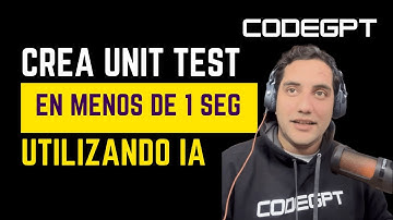 Genera tus Test Unitarios con IA en menos de un segundo 😱