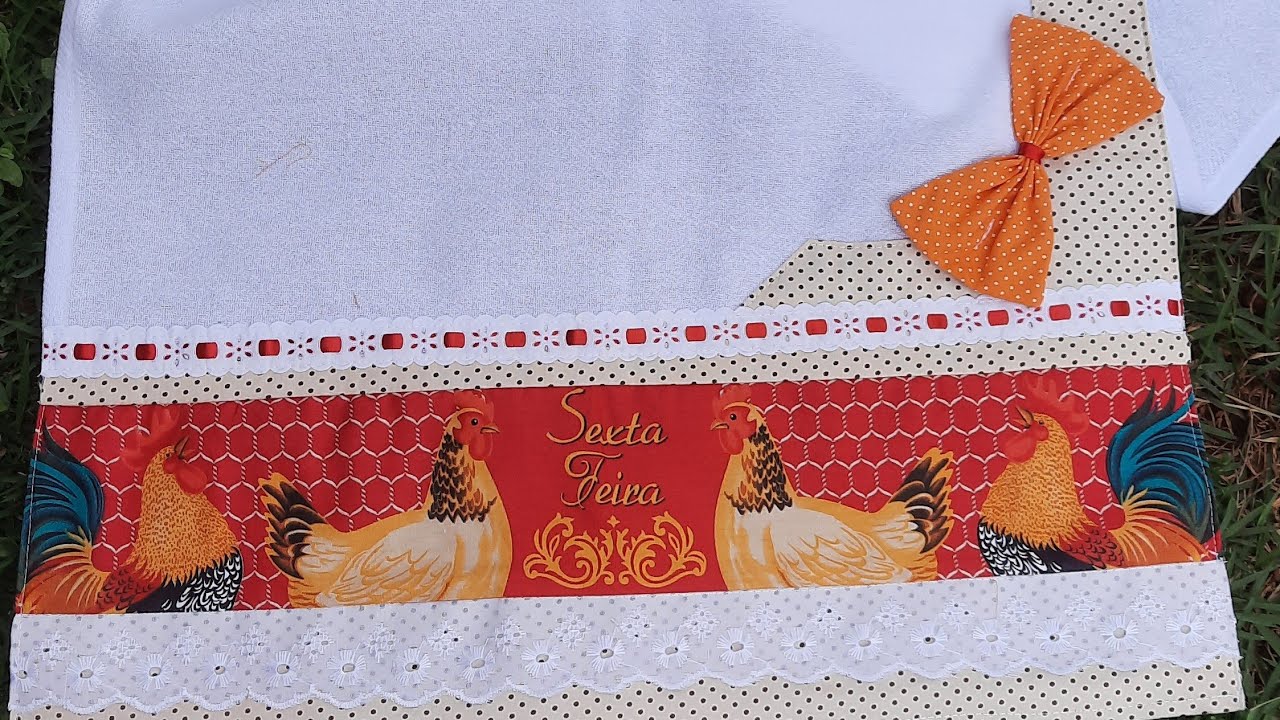 Hoje vamos fazer o pano de prato a sexta-feira da semana da semaninha.