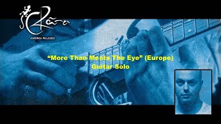 Andrea Palazzo - "More than meets the eye” (Europe) guitar solo. #morethanmeetstheeye #europe