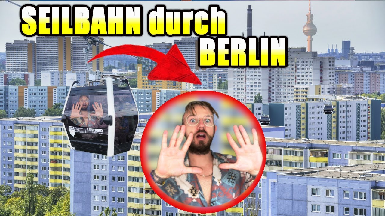 SEILBAHN durch BERLIN-MARZAHN, fast wie in Medellin Kolumbien!! OST BERLIN VLOG 